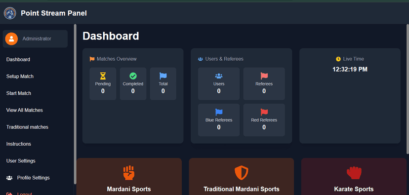 Point Stream Panel